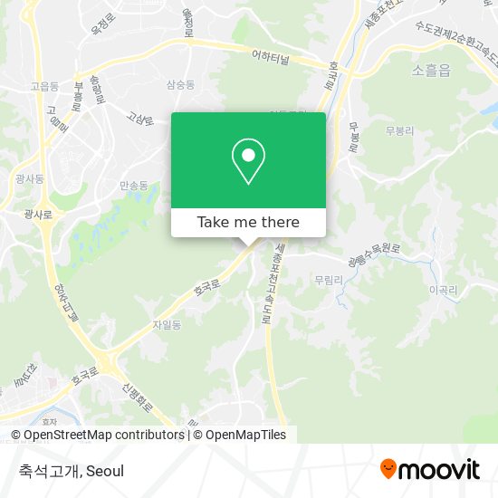 축석고개 map