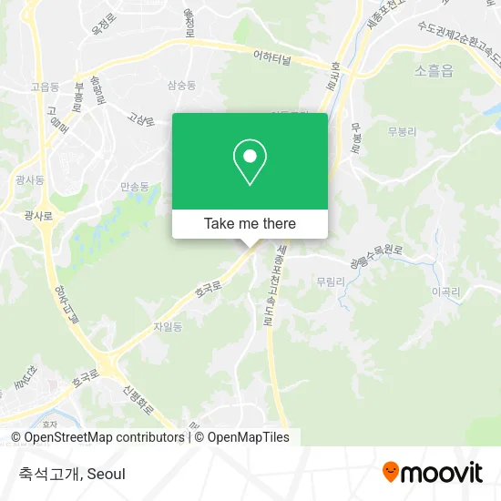 축석고개 map