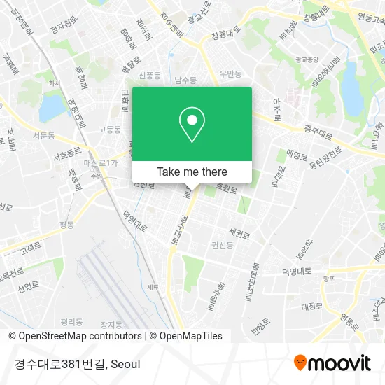 경수대로381번길 map