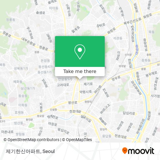 제기한신아파트 map