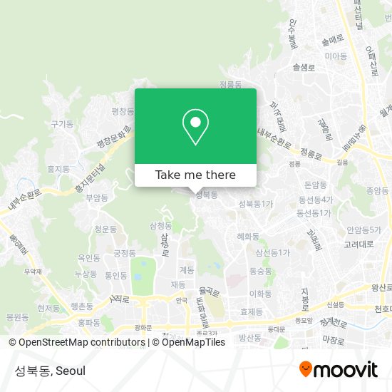 성북동 map