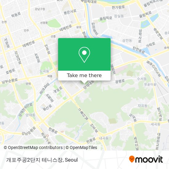 개포주공2단지 테니스장 map