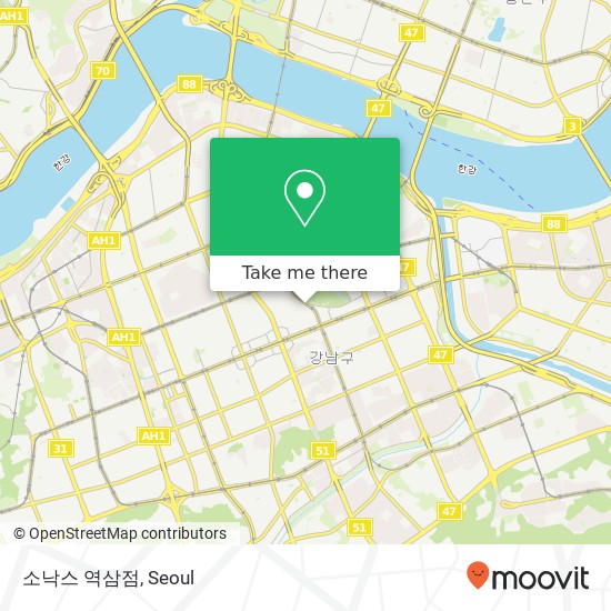 소낙스 역삼점 map