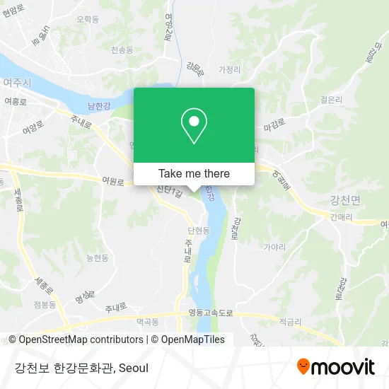 강천보 한강문화관 map
