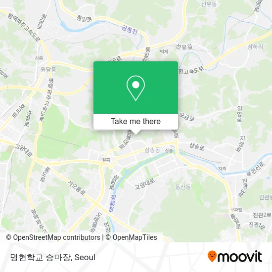 명현학교 승마장 map