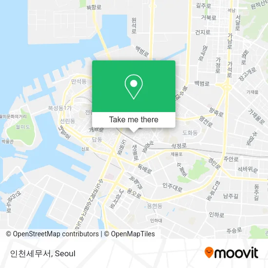 인천세무서 map