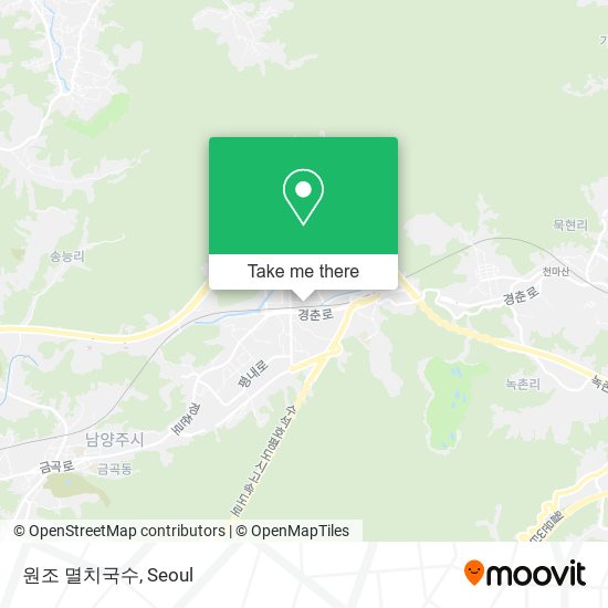 원조 멸치국수 map