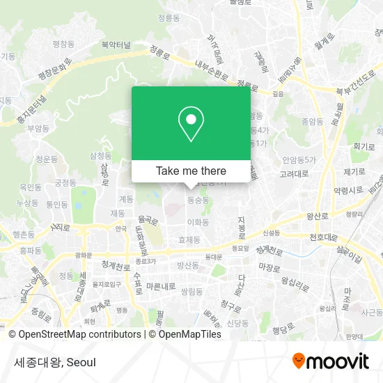 세종대왕 map