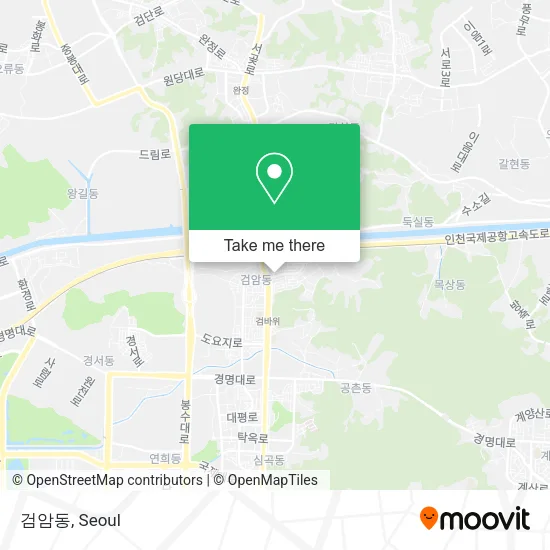 검암동 map