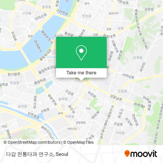 다감 전통다과 연구소 map