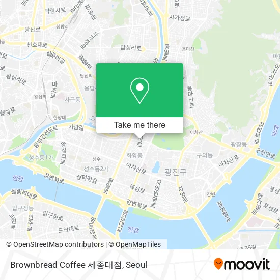 Brownbread Coffee 세종대점 map