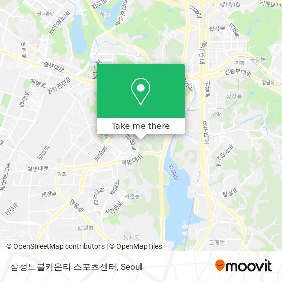 삼성노블카운티 스포츠센터 map