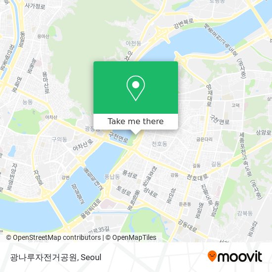 광나루자전거공원 map