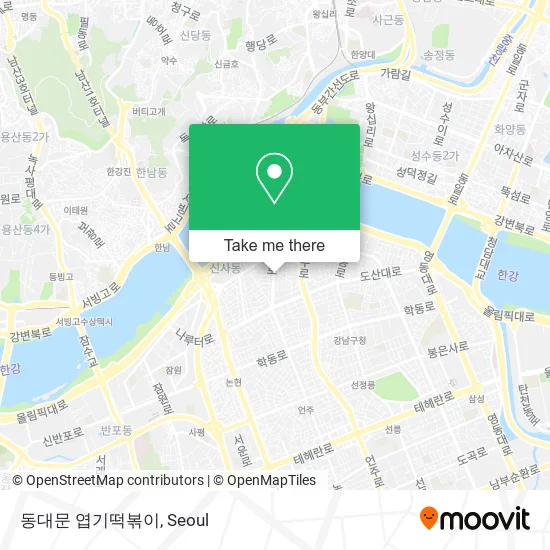 동대문 엽기떡볶이 map