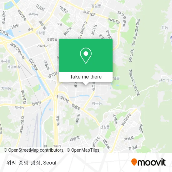 위례 중앙 광장 map