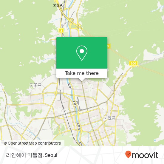 리안헤어 마들점 map