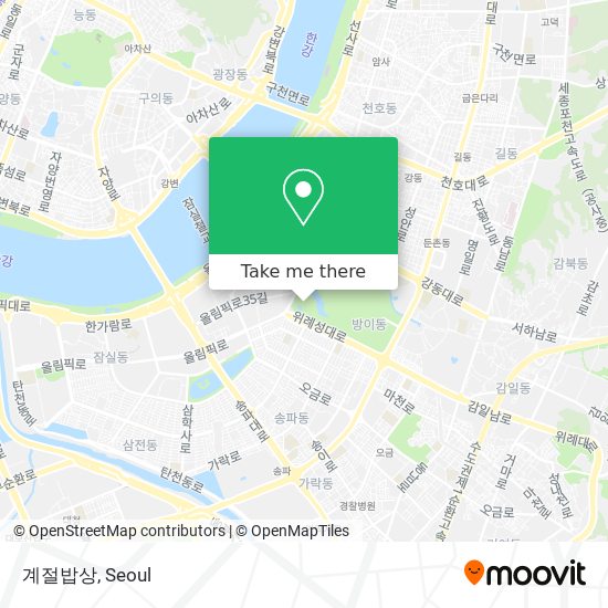 계절밥상 map