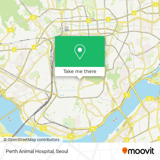 Perth Animal Hospital map