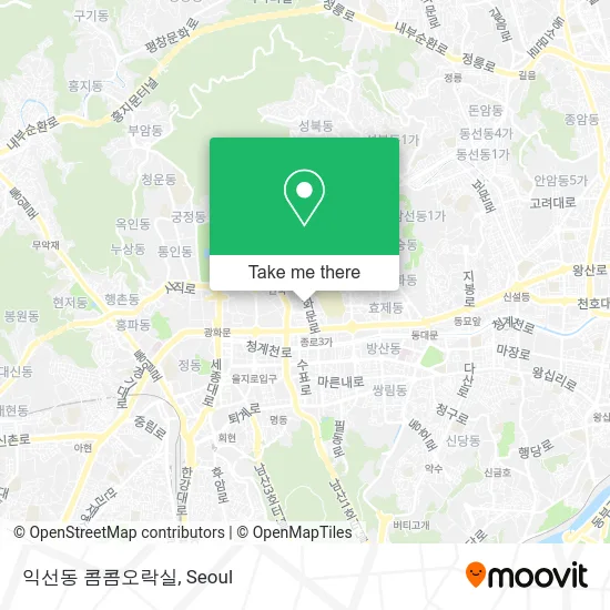 익선동 콤콤오락실 map