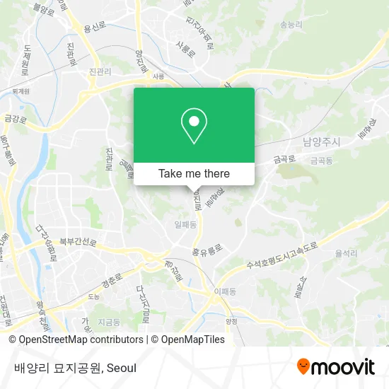 배양리 묘지공원 map