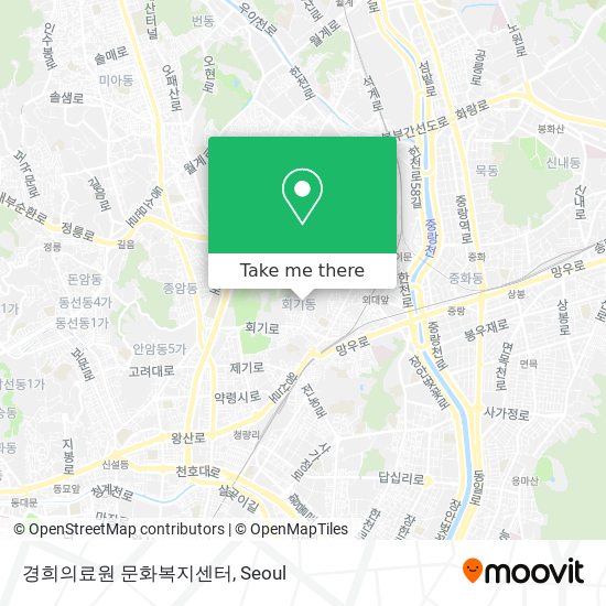 경희의료원 문화복지센터 map