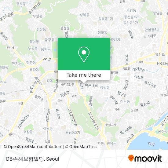 DB손해보험빌딩 map