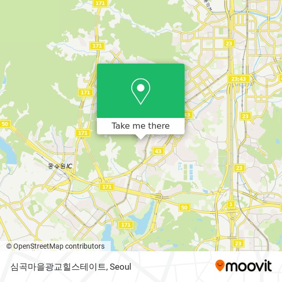 심곡마을광교힐스테이트 map