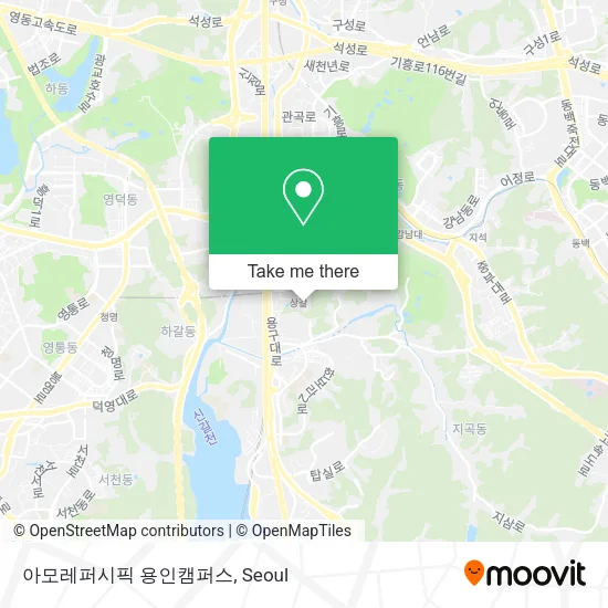 아모레퍼시픽 용인캠퍼스 map