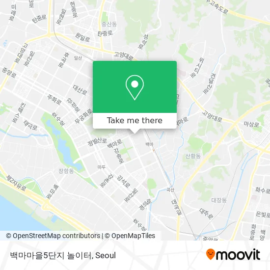 백마마을5단지 놀이터 map