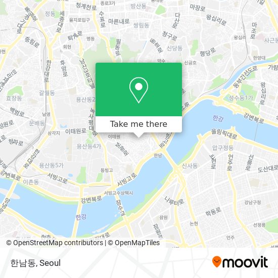 한남동 map