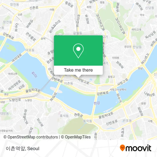 이촌역앞 map
