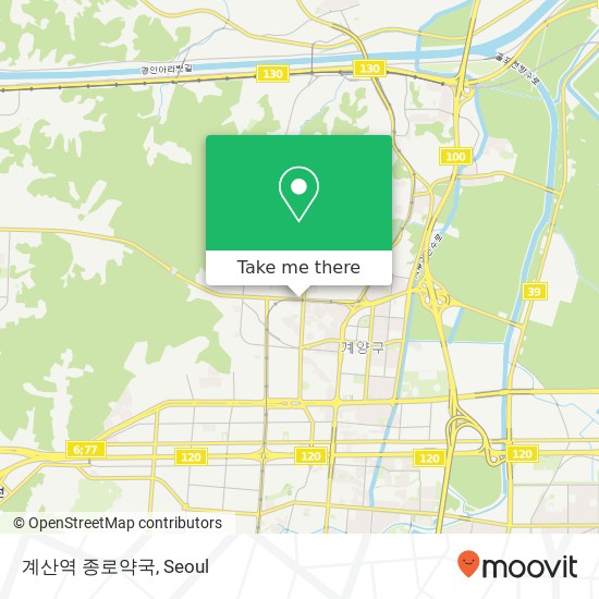 계산역 종로약국 map