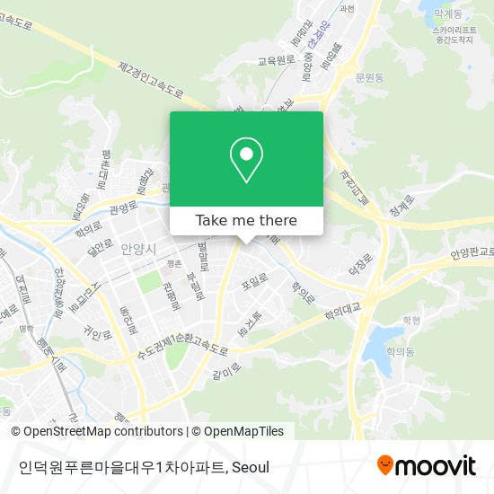 인덕원푸른마을대우1차아파트 map