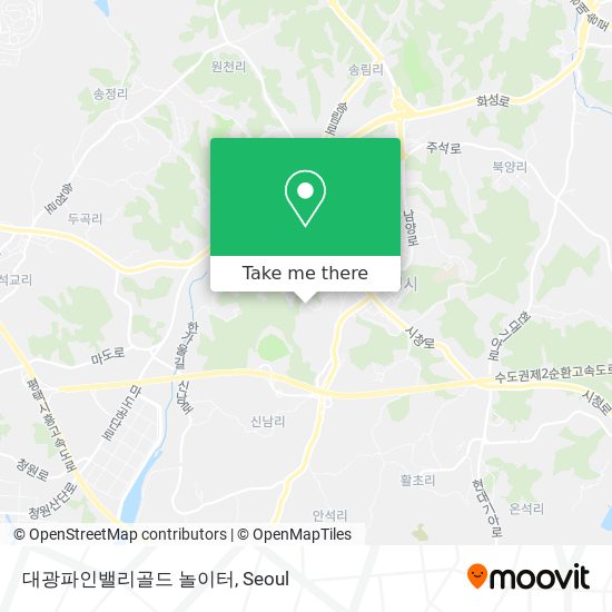대광파인밸리골드 놀이터 map
