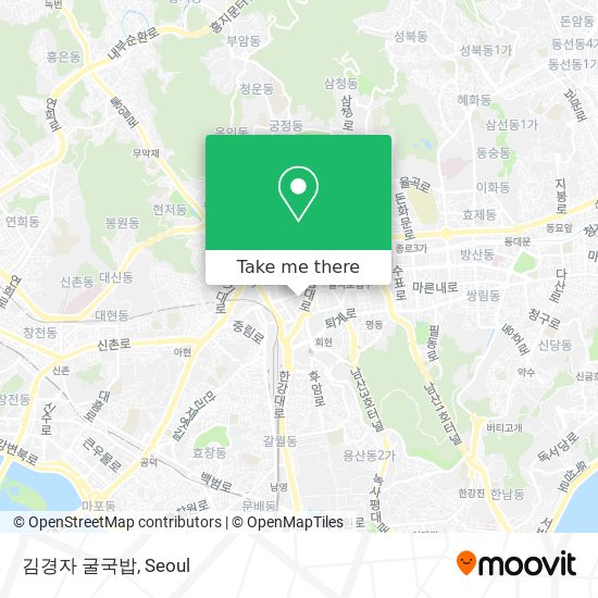 김경자 굴국밥 map