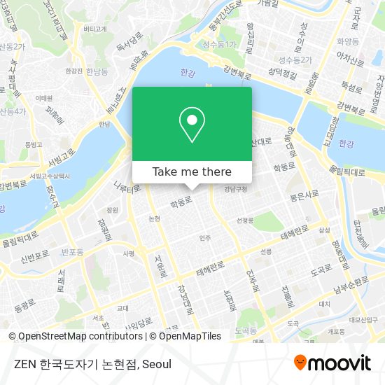 ZEN 한국도자기 논현점 map
