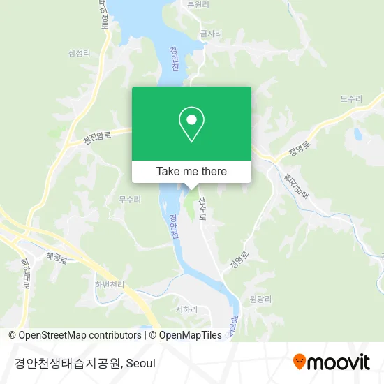 경안천생태습지공원 map