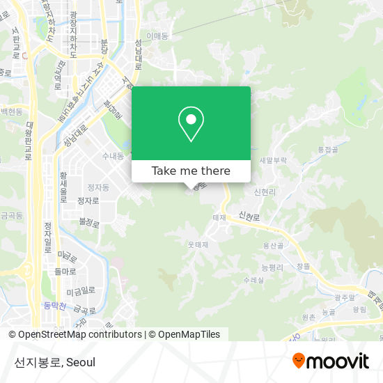 선지봉로 map