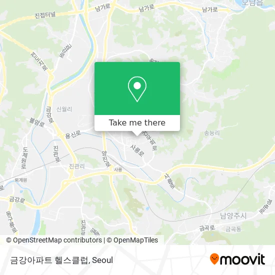 금강아파트 헬스클럽 map
