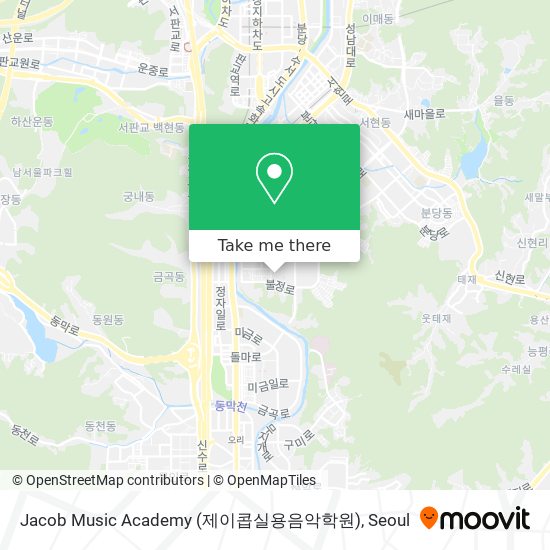 Jacob Music Academy (제이콥실용음악학원) map