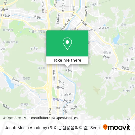 Jacob Music Academy (제이콥실용음악학원) map
