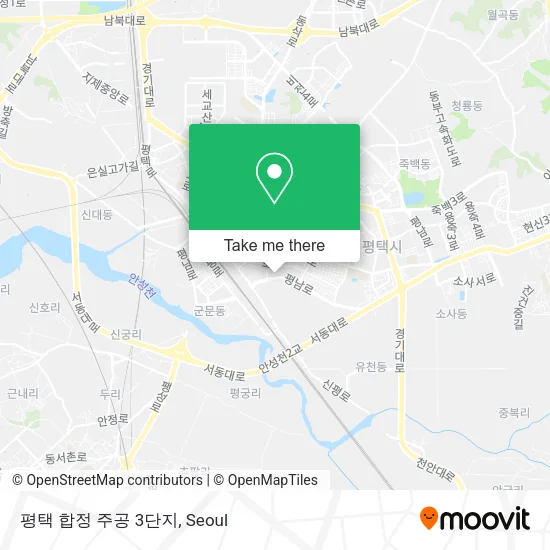 평택 합정 주공 3단지 map