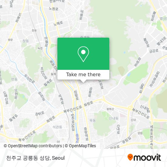 천주교 공릉동 성당 map