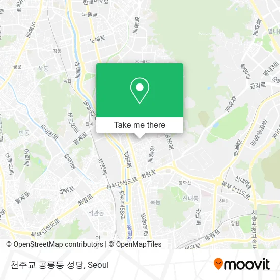천주교 공릉동 성당 map