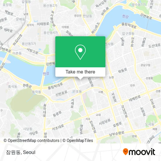 잠원동 map