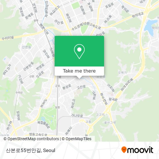 산본로55번안길 map