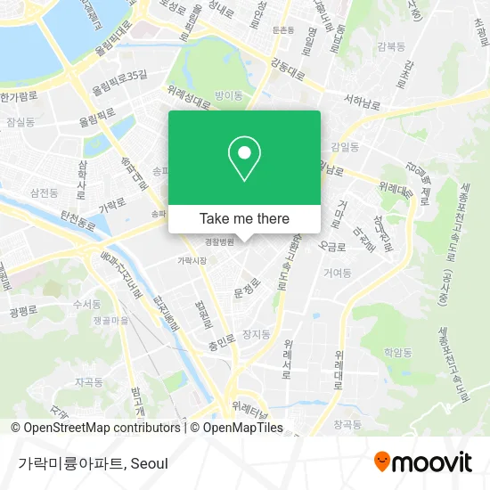 가락미륭아파트 map