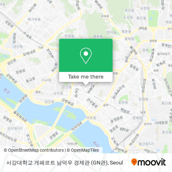 서강대학교 게페르트 남덕우 경제관 (GN관) map