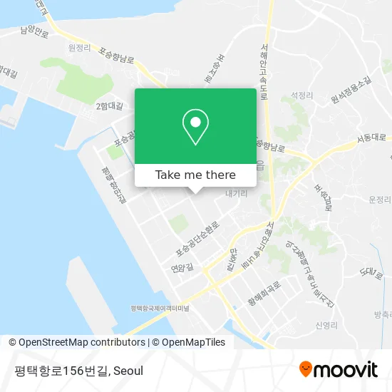 평택항로156번길 map