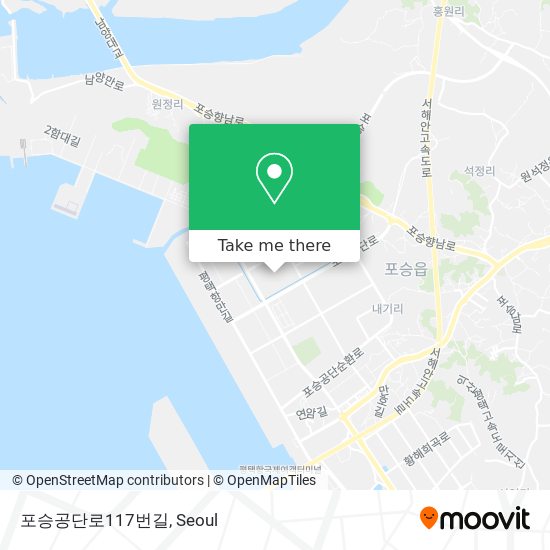 포승공단로117번길 map